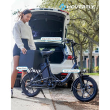 Load image into Gallery viewer, Folding Electric Bike, 25 Miles (Pedal-Assist) by 280.8Wh Battery, Max Speed 15.5Mph Power by Peak 500W
