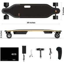 Load image into Gallery viewer, Easy Carry Handle Design Electric Skateboard Trucks V5 Electric Skateboard With Remote Smooth Braking Top Speed of 29 Mph Deck
