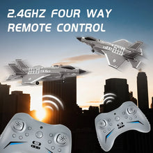 Load image into Gallery viewer, F35 RC Fighter Plane FX9635 2.4G 4CH Remote Control Jet Airplane Brushless Motor Flying Glider Model Toys for Adults Boys Gift
