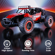 Load image into Gallery viewer, RACENT Remote Control Cars for Boys 1:16 20kph RC Truck Off-Road Monster Truck Toy for Kids &amp; Adults with 2 Rechargeable Battey
