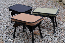 Load image into Gallery viewer, Outdoor Camping Tactical Chair Folding Stool Lightweight Pony Stool Portable Fishing Aluminium Stool with Storage Bag
