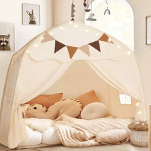 Load image into Gallery viewer, Boys &amp; Girls, Indoor &amp; Outdoor Dome Tent Playhouse, Cream
