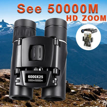 Load image into Gallery viewer, HD Zoom Portable Powerful Binoculars  Long Range BAK4 Telescope Folding FMC Optics For Hunting Sports Outdoor Camping Travel
