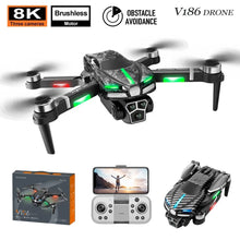 Load image into Gallery viewer, 8K HD Three Camera Fly 20Min Quadcopter Obstacle Avoidance
