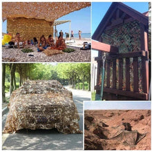 Load image into Gallery viewer, Camouflage Nets White Blue Beige Desert for Hunting Hiding Mesh Outdoor Awning Garden Shading Gazebo
