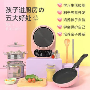 Mini Simulated Kitchen Toys Real Cooking Edition