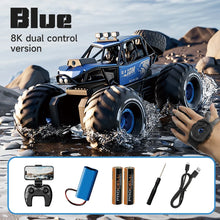 Load image into Gallery viewer, Amphibious 4WD RC Crawler 50Min Run Time IPX7 Waterproof APP and Gesture Control Off Road Drift HD Camera For All Terrain Advent
