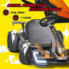 Load image into Gallery viewer, 300W Powerful Drift Kart Electric Pedal, with 2X150W Strong Motor,Sports Mode, EVA Tire, Brake Pedal, 4-Level Length Adjustment
