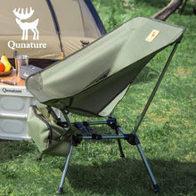 Load image into Gallery viewer, Qunature Folding Camping Portable Picnic Moon Chair Outdoor Chair Lightweight Bearing Strong Ride ﻿Fishing Hiking Chair
