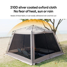 Load image into Gallery viewer, Sonuto Outdoor Canopy Tent Automatic Quick-Opening Aluminum Pole Camping Rainproof Beach Fishing Mosquito Net Sunshade Pergola
