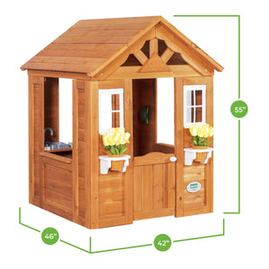 Modern  Discovery Timberlake Cedar Wooden Playhouse