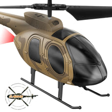 Load image into Gallery viewer, Vatos remote controlled helicopter camouflage 2.4GHz radio indoor RC helicopter toy one click takeoff for boy children adults

