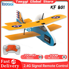 Load image into Gallery viewer, Teeggi RC Foam Aircraft 2.4G Radio Control RC Glider With cool lights RC Plane EPP Foam Flying Airplane Toys For Childrens Gifts
