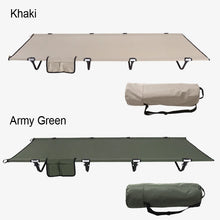 Load image into Gallery viewer, Outdoor Compact Camping Cot 7075 Aluminum Alloy Folding Camp Bed Ultralight  PortableEasy To Store Single Nap Sleeping Bed
