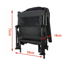 Load image into Gallery viewer, LightenUp Stable Chair Outdoor Folding Armchair Anti-slip For Camping And Picnic Wear Resistant Back Fishing Chair Fish Supplies

