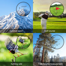 Load image into Gallery viewer, Laser Golf Rangefinder LCD Screen Unit Switch M/Yd Range Finder Vibration For Golf Hunting Sport Laser Meter Distance Meter
