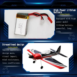 Hot 5ch Red Bull Stunt Rc Airplane With 3d/6g Brushless Motor Fighter