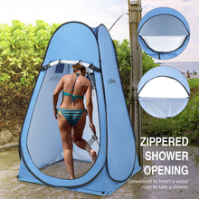 Load image into Gallery viewer, Pop Up Privacy Shelter Tent Portable Outdoor Camping Beach Instant Shower Toilet Changing Tent Sun Rain Shelter with Window
