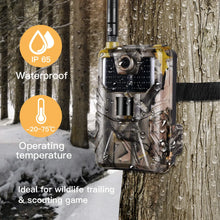 Load image into Gallery viewer, Suntekcam HC900LTE 4G Hunting Trail Camera 20MP 940nm Photo Traps 0.3s MMS/SMS/SMTP/FTP Wild 44LED IP65
