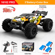 Load image into Gallery viewer, Teeggi 16103 PRO 4WD 70KM/H RC Off-Road Car 1:16 High Speed RC Car With LED Light Drift Monster Truck Toy For Kid Gifts
