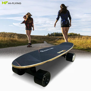 Eco-flying PU tire fast adult electric skateboard conversion kit 25.2v battery electric skateboard