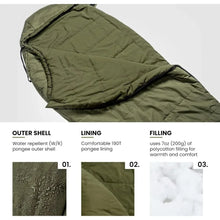 Load image into Gallery viewer, Mummy Sleeping Bag for Camping Hiking Backpacking, Sleeping Bags, Survival Gear Outdoor Camping Cotton Winter Warm Sleeping Bags
