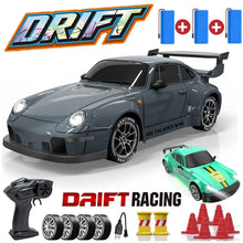 Load image into Gallery viewer, 4WD RC Drift Car With LED Light 2.4G Radio 20KM/h High Speed Remote Control Racing Cars Vehicle Model Toy Gift for Boy Girl Kid
