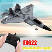 Load image into Gallery viewer, FX622 2.4G RC Foam Plane EPP Remote Control Aircraft Fixed-Wing Fighter Model Electric Outdoor Kids Toys Boys Christmas Gifts
