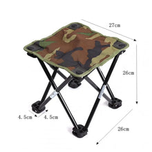 Load image into Gallery viewer, Folding Fishing Stool Chair Collapsible Portable Oxford Fabric Foldable Fishing Seat Support for Outdoor Camping Hunting Hiking
