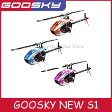 Load image into Gallery viewer, Hot Rc Goosky S1 Bnf/Rtf 6ch 3d Stunt Double Brushless Motor Direct Drive Motor Flybarless Direct-Drive Rc Helicopter Toy Gift
