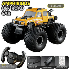 Load image into Gallery viewer, JJRC Q215 Remote Control Gesture Sensing Car 360 Degrees Rotary Vacuum Rubber Tire Amphibious RC
