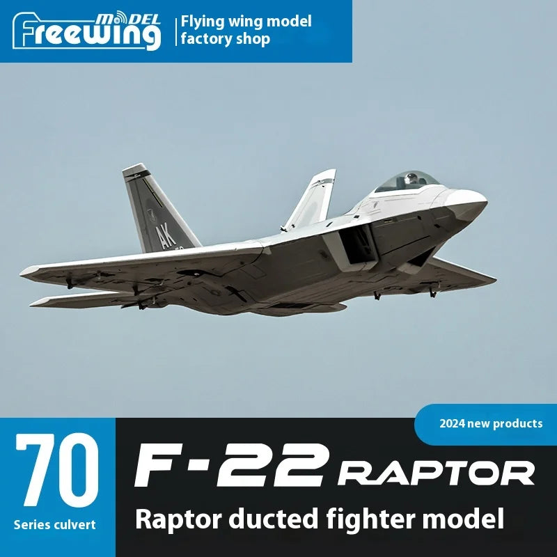 Freewing Flying Wing Model 70mm F-22 Raptor American 