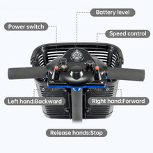 Load image into Gallery viewer, Mobility Scooters 3 Wheel Foldable Electric Car Power Wheelchair with Light Basket Collapsible Compact Travel Car Christmas Gift

