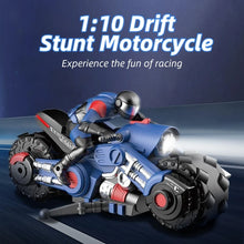 Load image into Gallery viewer, Rc Motorcycle Toys for Boys Electric Drift Rotate  Stunt Bike
