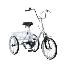 Load image into Gallery viewer, 2024 New Adult Unisex Folding Tricycle, 20 or 24 Inch Wheels ，Minimal Assembly Required
