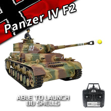 Load image into Gallery viewer, Customize RC Tank Shooting BB Smoke 1/16 Scale German Panzer
