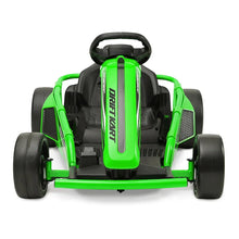 Load image into Gallery viewer, Drifting Go Kart Electric Ride on W/ 9 MPH Max Speed - Green，gift for Children
