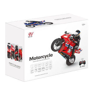 Mini Fashion HC-802 1:6 RC Remote Control Motorcycle Self Balanced Stunt Toy