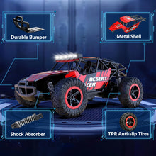 Load image into Gallery viewer, RACENT Remote Control Cars for Boys 1:16 20kph RC Truck Off-Road Monster Truck Toy for Kids &amp; Adults with 2 Rechargeable Battey
