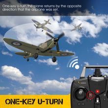 Load image into Gallery viewer, VOLANTEXRC RC Plane Spitefire 400 2.4Ghz 4CH 6-axis Stabilizer System For Beginner Remote Control Airplane 761-12 RTF
