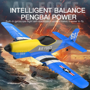 Rc Planes 3 Channels Remote-controlled Aircraft Dual Motor Control