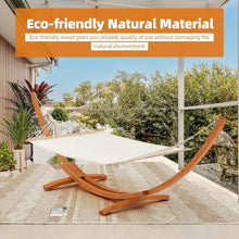 Load image into Gallery viewer, Hanging bed with wooden support, easy to assemble for 2 people, outdoor waterproof, high-end quilted camping, hammock

