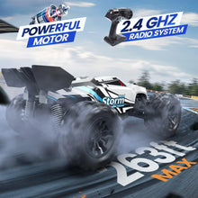 Load image into Gallery viewer, DEERC S767 All-Terrain RC Truck: Age 8-12, 2 Batteries, 40 Min Play, 2.4GHz, Off-Road, Xmas Gift, C0.
