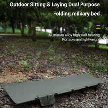 Load image into Gallery viewer, Portable Camping Bed Folding Camping Bed Outdoor Bed Comfortable Camping Sleeping Bed for Adults and Children
