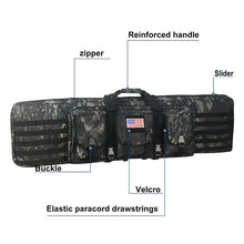 Load image into Gallery viewer, 81 97 106 122cm Tactical Gun Bag Double Rifle Case  Molle Rifle Bag Sniper Airsoft Gun Case Backpack Hunting Gun Holster
