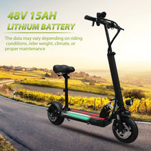 Load image into Gallery viewer, 800W Motor Electric Scooter for Adults 48V 15AH,28MPH Folding Commute Elorbing electric scooter,Up to 31 Miles Range
