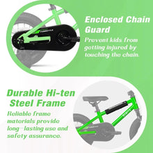 Load image into Gallery viewer, 12 Inch Kids Bike BMX Style Bicycle with Training Wheels Coaster Brake for 1-8 Years Old Toddlers Boys Girls Multiple Colors

