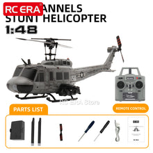 Load image into Gallery viewer, RC ERA C032 UH1 Huey Weathered Marine 6ch RC Helicopter with Optical Flow TOF Auto Stabilized Remote Control Hobby Toys for Boy

