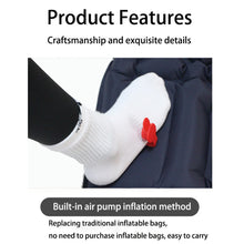 Load image into Gallery viewer, Outdoor Sleeping Pad Double Inflatable Mattress with Built-in Pillow Pump Camping Air Mat for Travel Backpacking Hiking
