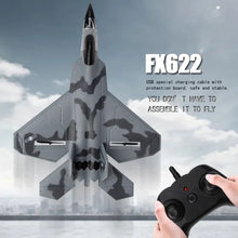 Load image into Gallery viewer, FX622 2.4G RC Foam Plane EPP Remote Control Aircraft Fixed-Wing Fighter Model Electric Outdoor Kids Toys Boys Christmas Gifts
